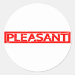 Pleasant Stamp Classic Round Sticker