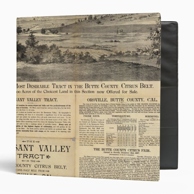 Pleasant Valley, California Binder (Front/Inside)