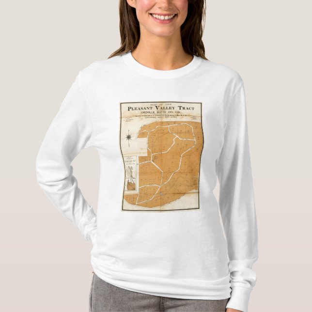 Pleasant Valley Tract, Oroville, California T-Shirt (Front)