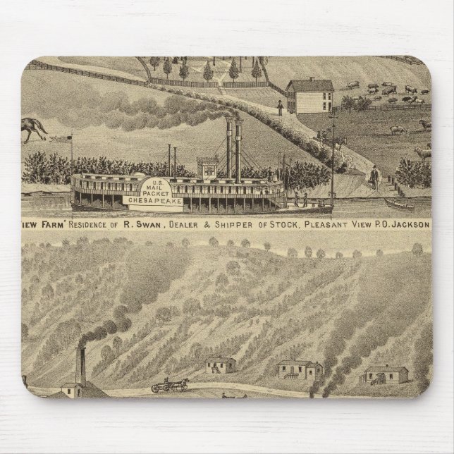 Pleasant View Farm Mouse Pad (Front)