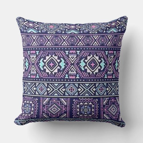Pleasantly Purple Outdoor Throw Pillow