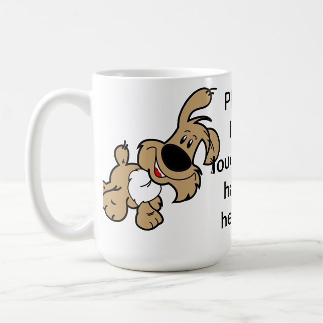 Please Bark Louder. I'm Hard of Hearing. Coffee Mug (Left)