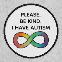 Please be kind, I have Autism | Neurodiversity Patch