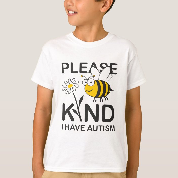 bee kind autism shirt