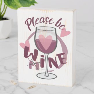 Please be mine Wine glass Funny text Cute Love