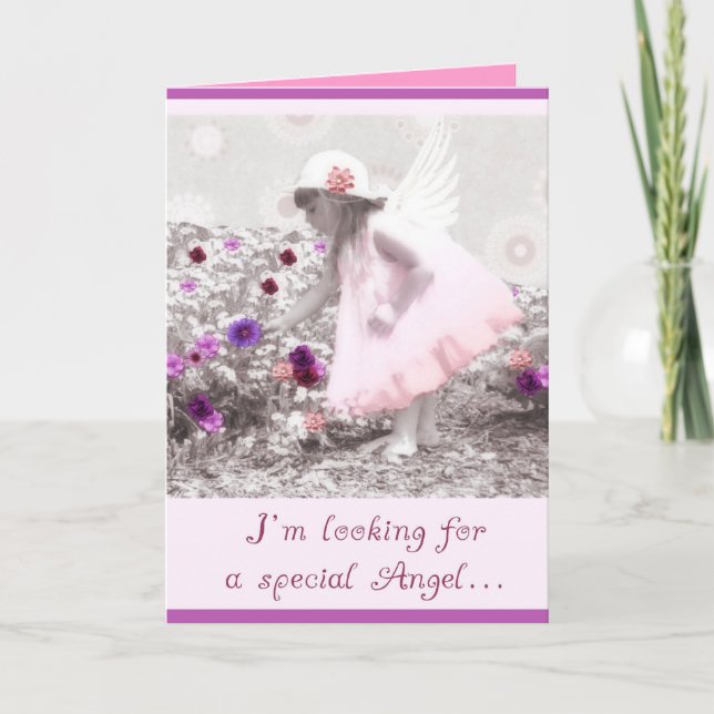 please be my flowergirl invitation (Front)