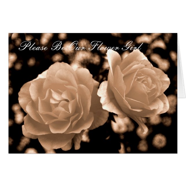 Please Be Our Flower Girl (Front Horizontal)
