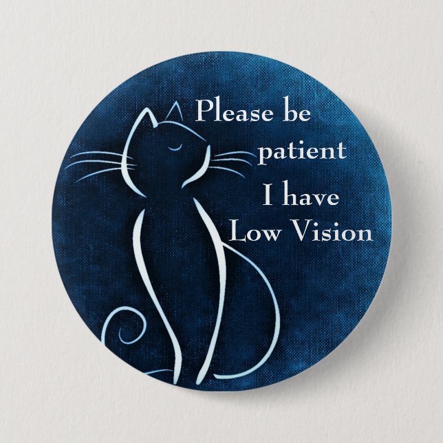 Please be patient I have low vision Button (Front)