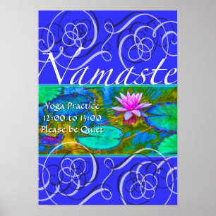 Please Be Quiet Yoga Practice in Session Studio Poster