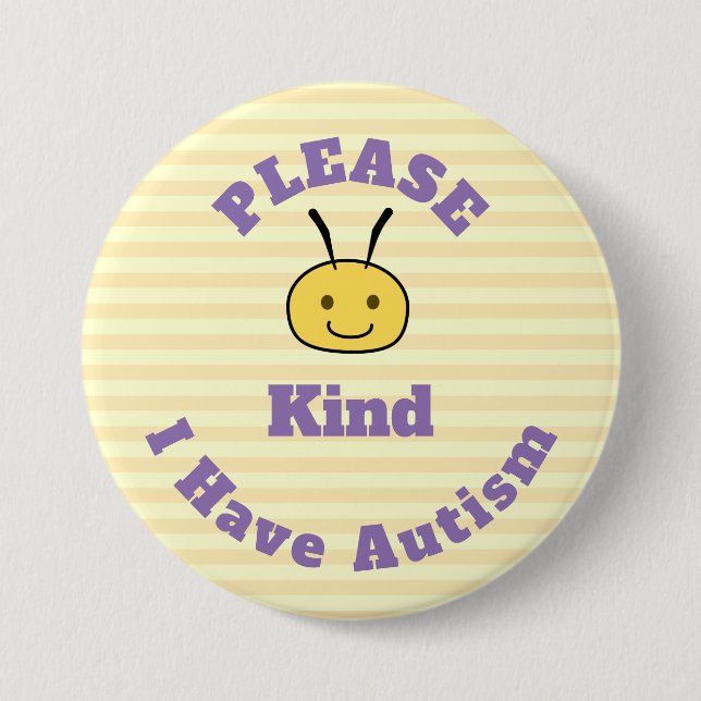 Please bee kind button (Front)