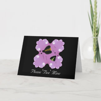 Please 'Bee' Mine Valentine Holiday Card
