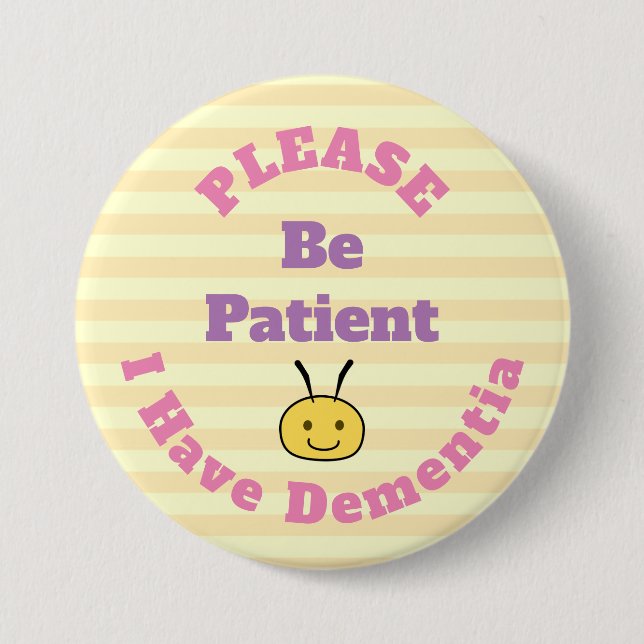Please bee patient button (Front)