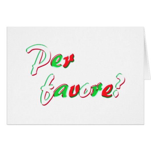 Please card (Front Horizontal)