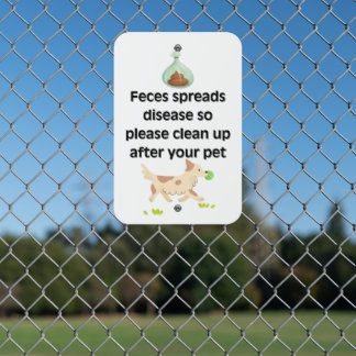 Please Cleanup After Your Pet Metal Sign