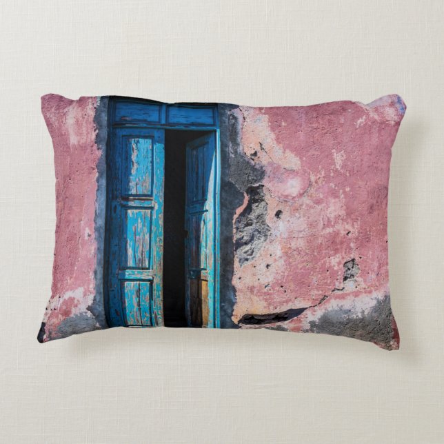 Please Come In Accent Pillow (Back)