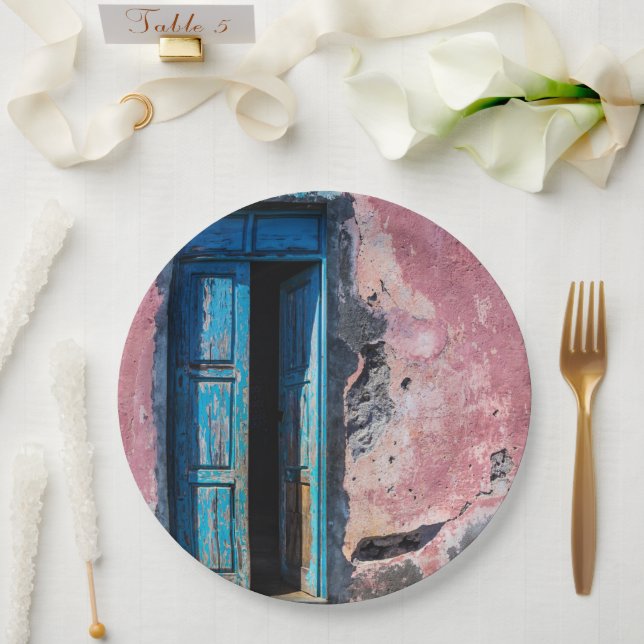 Please Come In Paper Plates (Wedding)