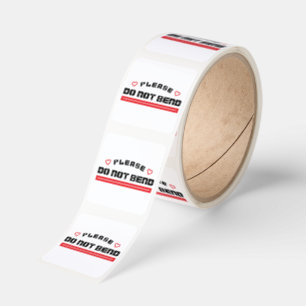 please DO NOT BEND Square Sticker