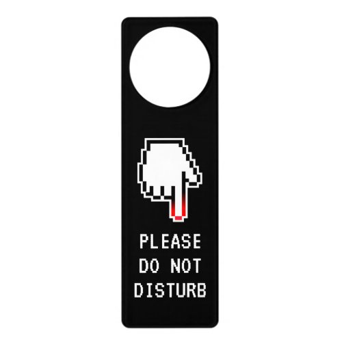 Please Do Not Disturb computer room door hanger