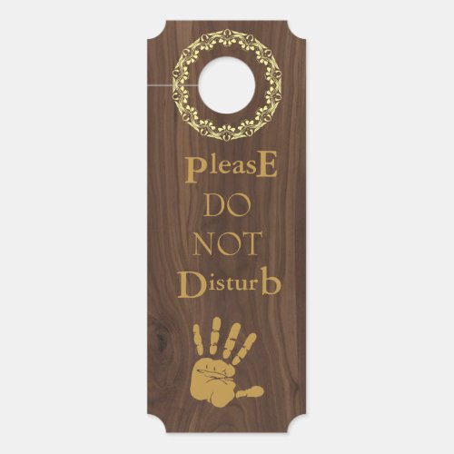 please do not disturb door hanger