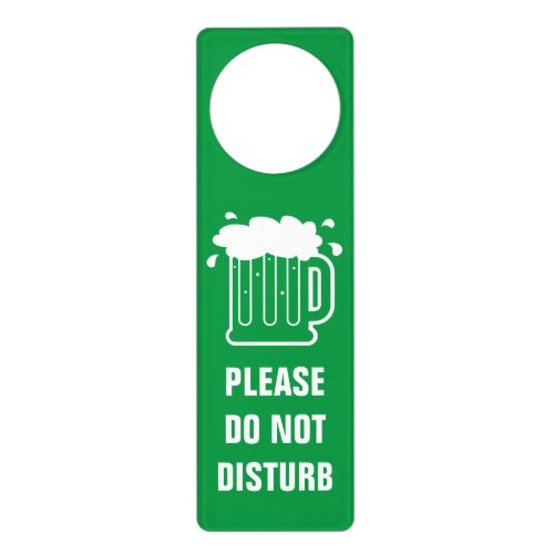Please Do not disturb funny beer jug man cave Door Door Hanger