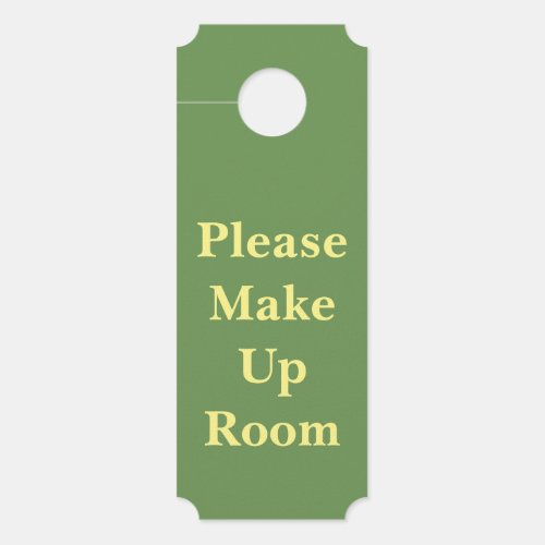 Please Do Not DisturbPlease Make Up Room Door Hanger