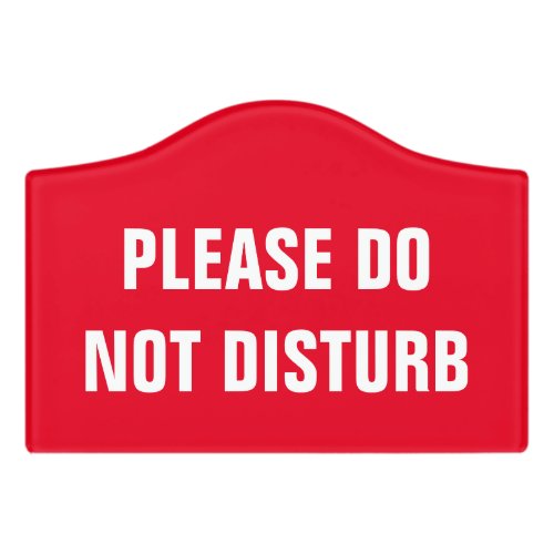 Please do not disturb small door room sign
