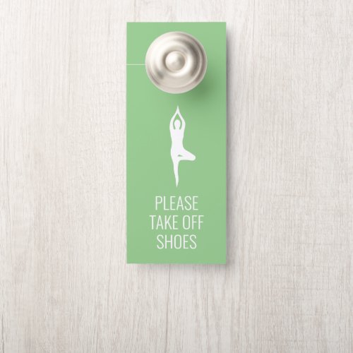 Please do not disturb Take off shoes yoga room Door Hanger