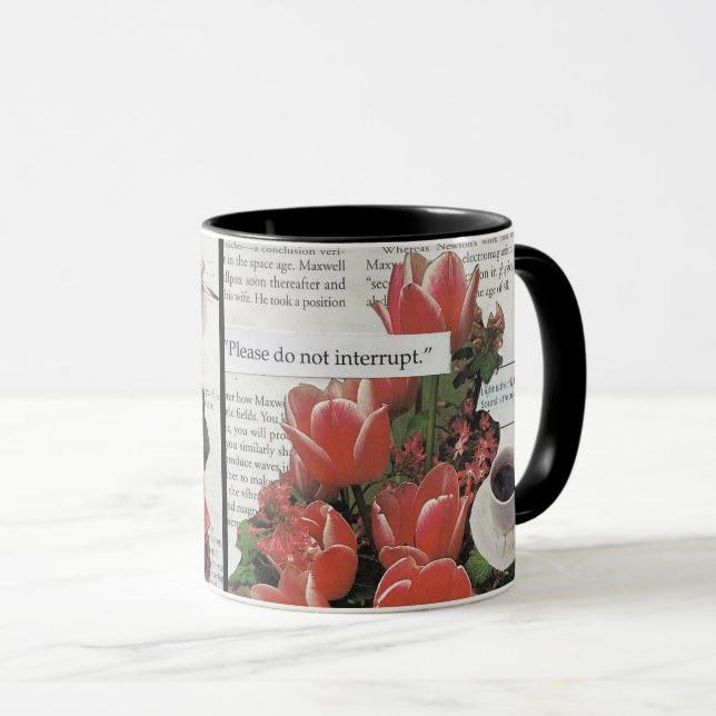 Please Do Not Interrupt Morning Coffee Tea Time Mug (Front Right)