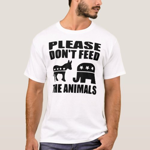 Please Donât Feed The Animals  WhiteTigerLLCcom  T_Shirt