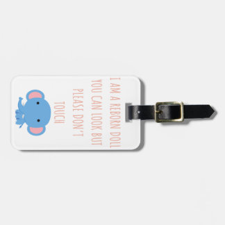 Please Don’t Touch Reborn Doll Car Seat Tag
