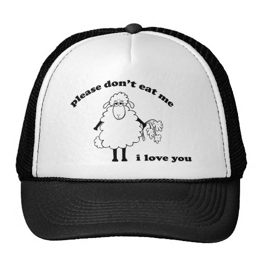 Please don't eat me, I love you (Sheep) Hats | Zazzle