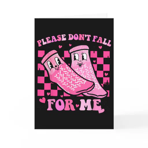Please Don't Fall For Me Rn Pct Cna Nurse Valentin Card