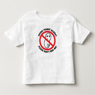 Please Don't Feed Me-Peanut Allergy Toddler TShirt