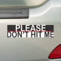 Please don't hit me 2 bumper sticker | Zazzle