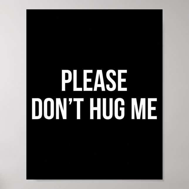 Please Don't Hug Me -  Poster (Front)