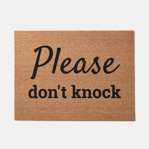 Please dont knock doormat