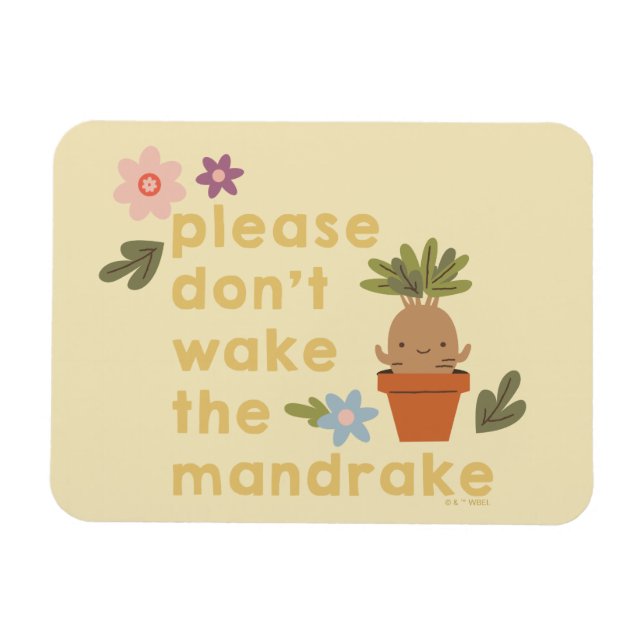 Please Don't Wake The Mandrake Magnet (Horizontal)