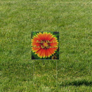 "Please Don't" Yard Sign