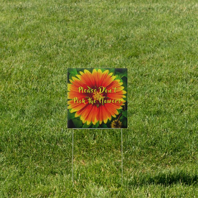 "Please Don't" Yard Sign (Insitu)