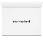 Please Enjoy This Non Denominational Winter Scene (Inside Horizontal (Bottom))