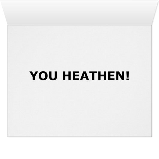 Please Enjoy This Nondenominational Winter Scene. (Inside Horizontal (Bottom))