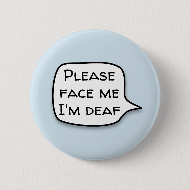 Please face me button (Front)