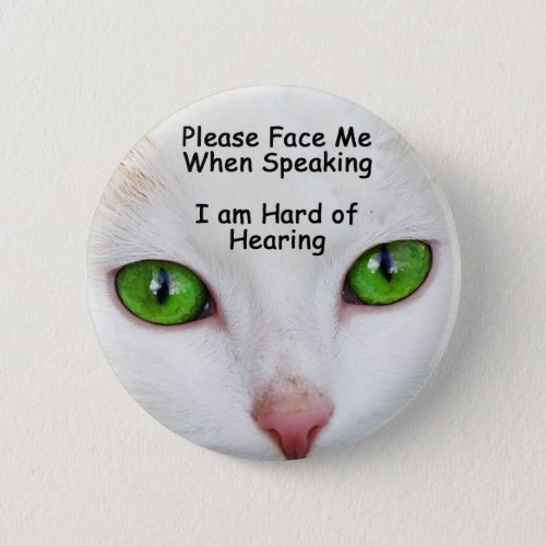 Please Face Me Button Cat Eyes
