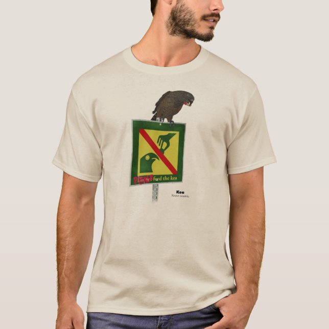 Please Feed the Kea T-Shirt (Front)