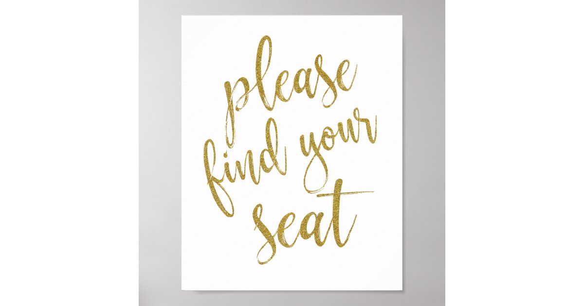  Please find your seat - Wedding Signage - 8x10 PRINT - Unframed  - Reception - RUSTIC - Sign - Recycled - Eco Friendly : Handmade Products