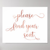 Find your seat wedding reception eucalyptus sign