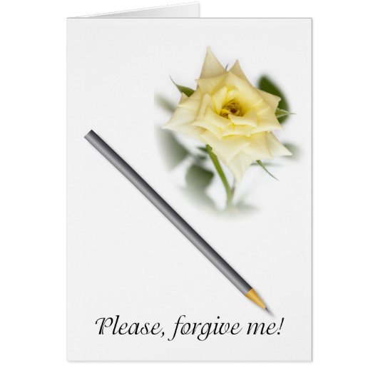 Please, forgive me cards (Front)