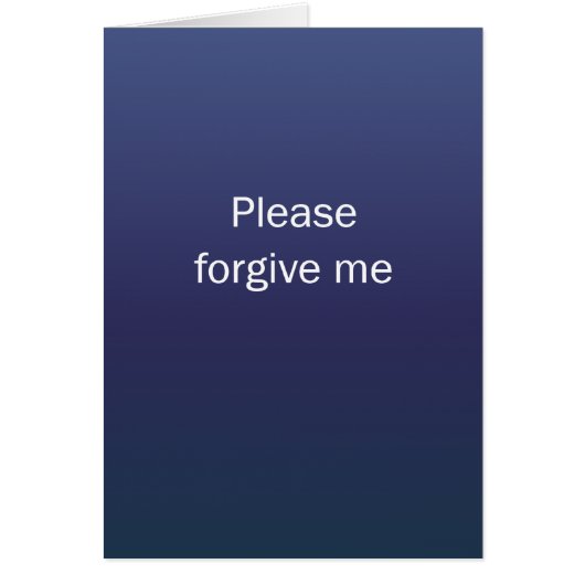 Please Forgive Me Cards (Front)