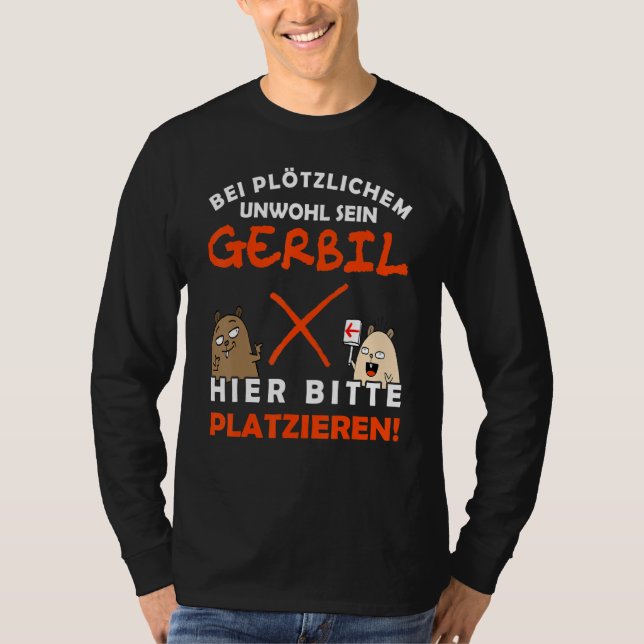 Please Gerbil here Gerbil and Gerbil T-Shirt (Front)
