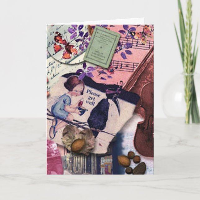 Please Get Well Greeting Card (Front)